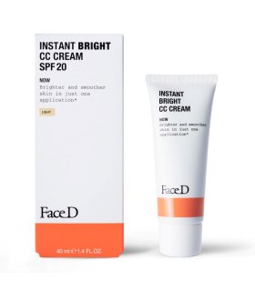FaceD Instant Bright CC Cream Light - Crema correttrice del colore SPF20 colore chiaro - 40 ml